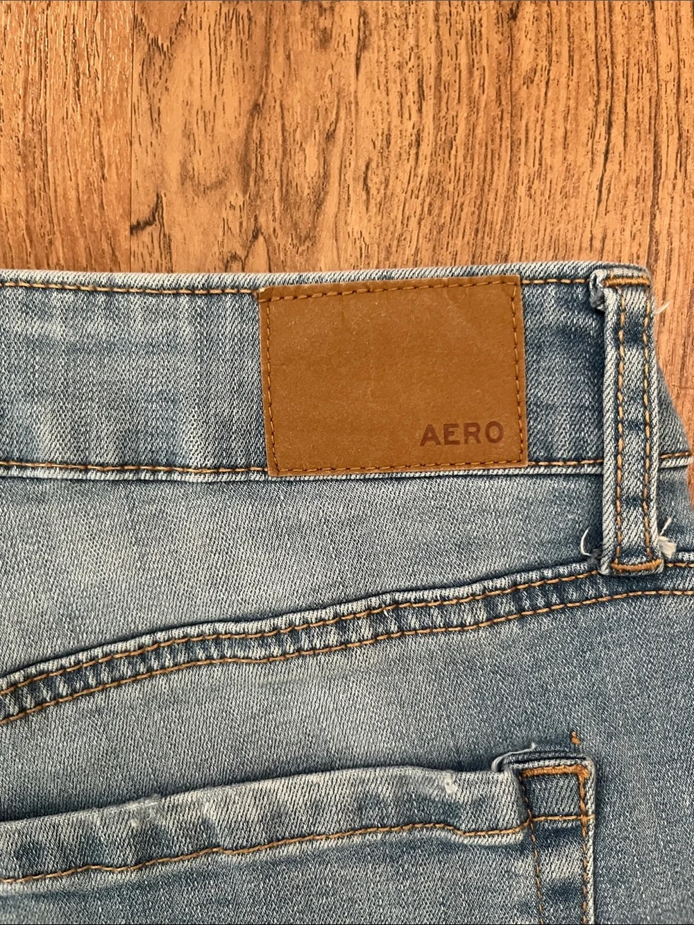 Aeropostale Midi Denim Shorts
